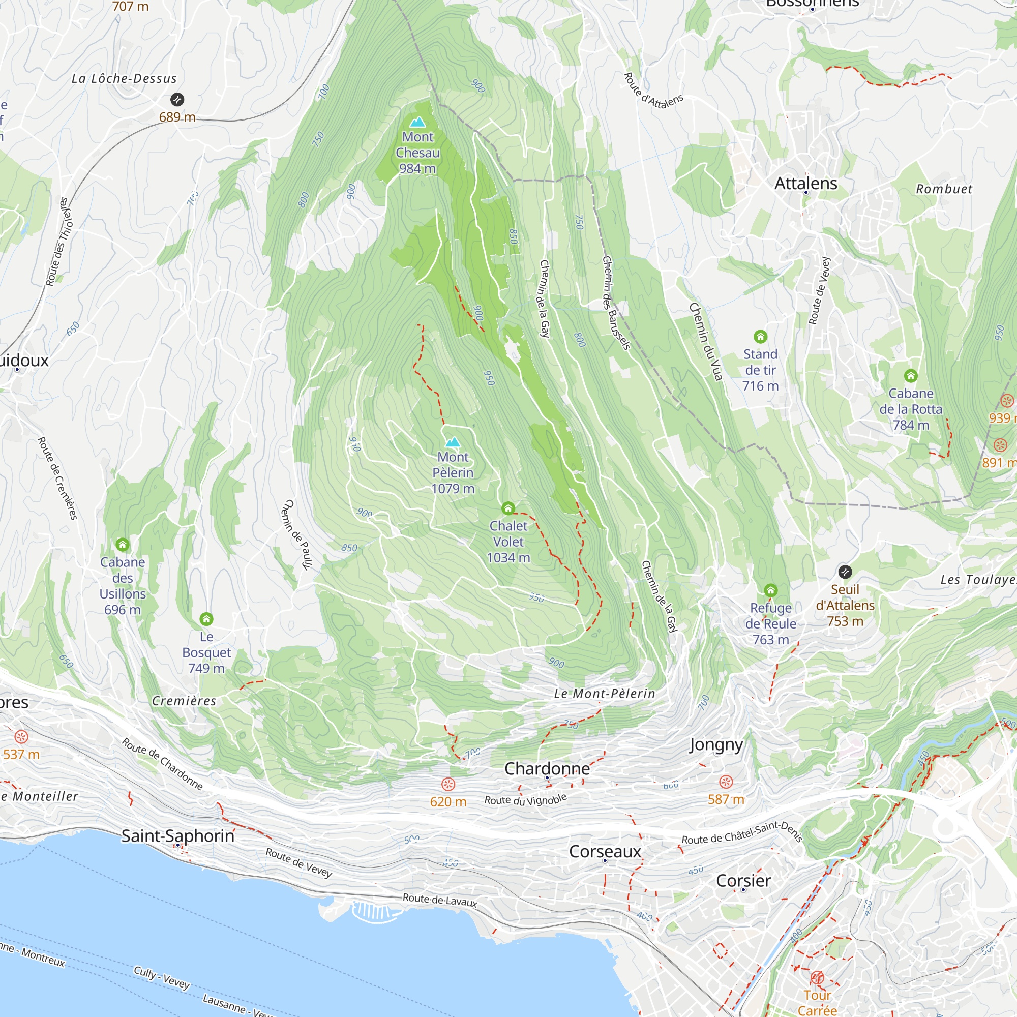 Chalet Volet map