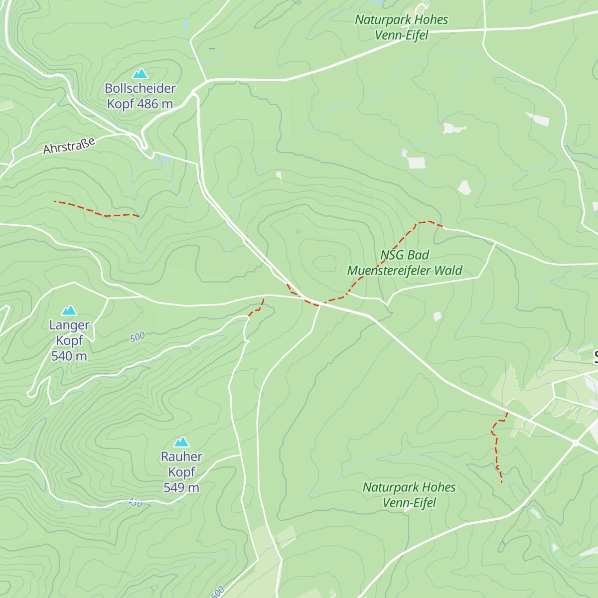 Hütte am Decke Tönnes map