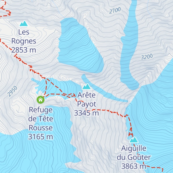 Map of Arête Payot