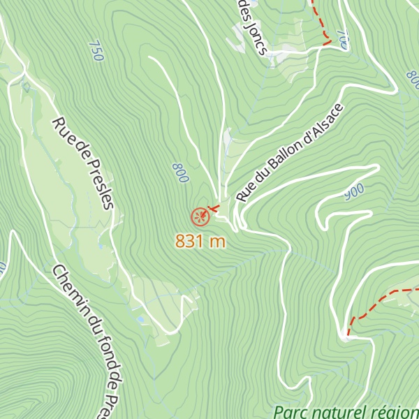 Map of Chalet du Plain du Canon