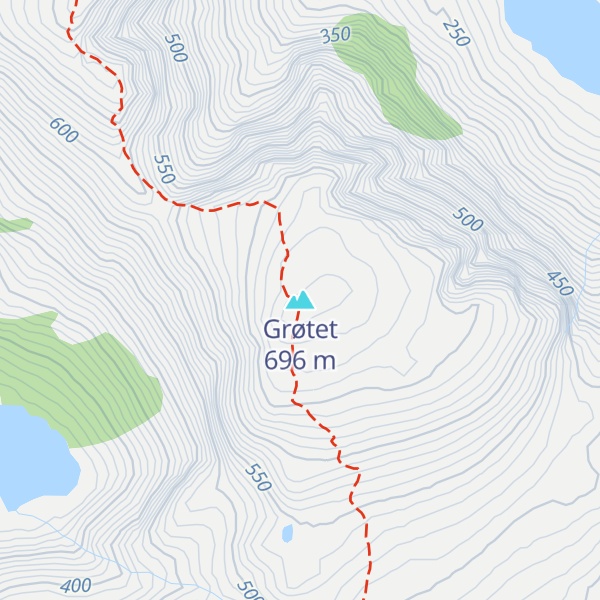 Map of Grøtet