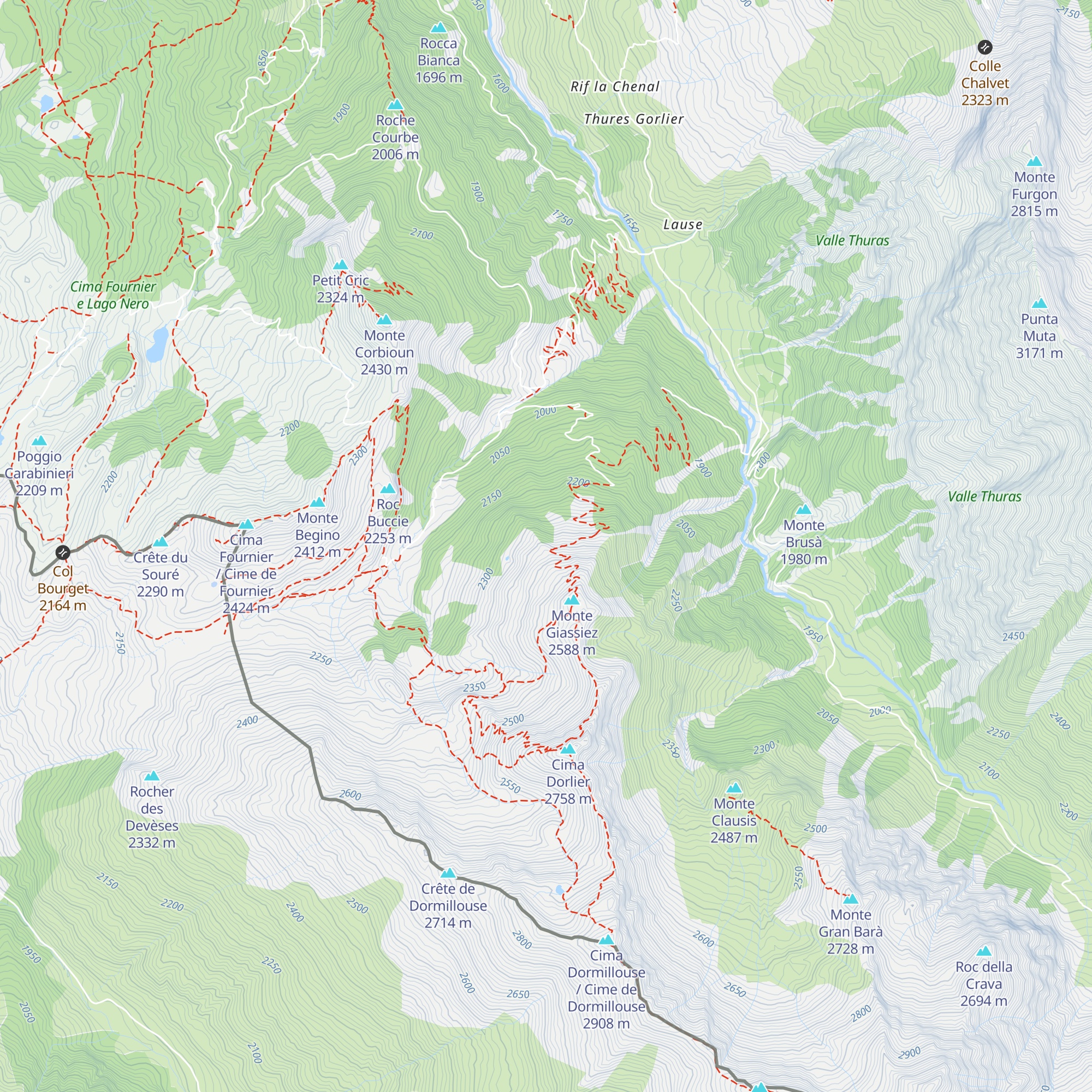 Baraccamenti 83 Batteria map