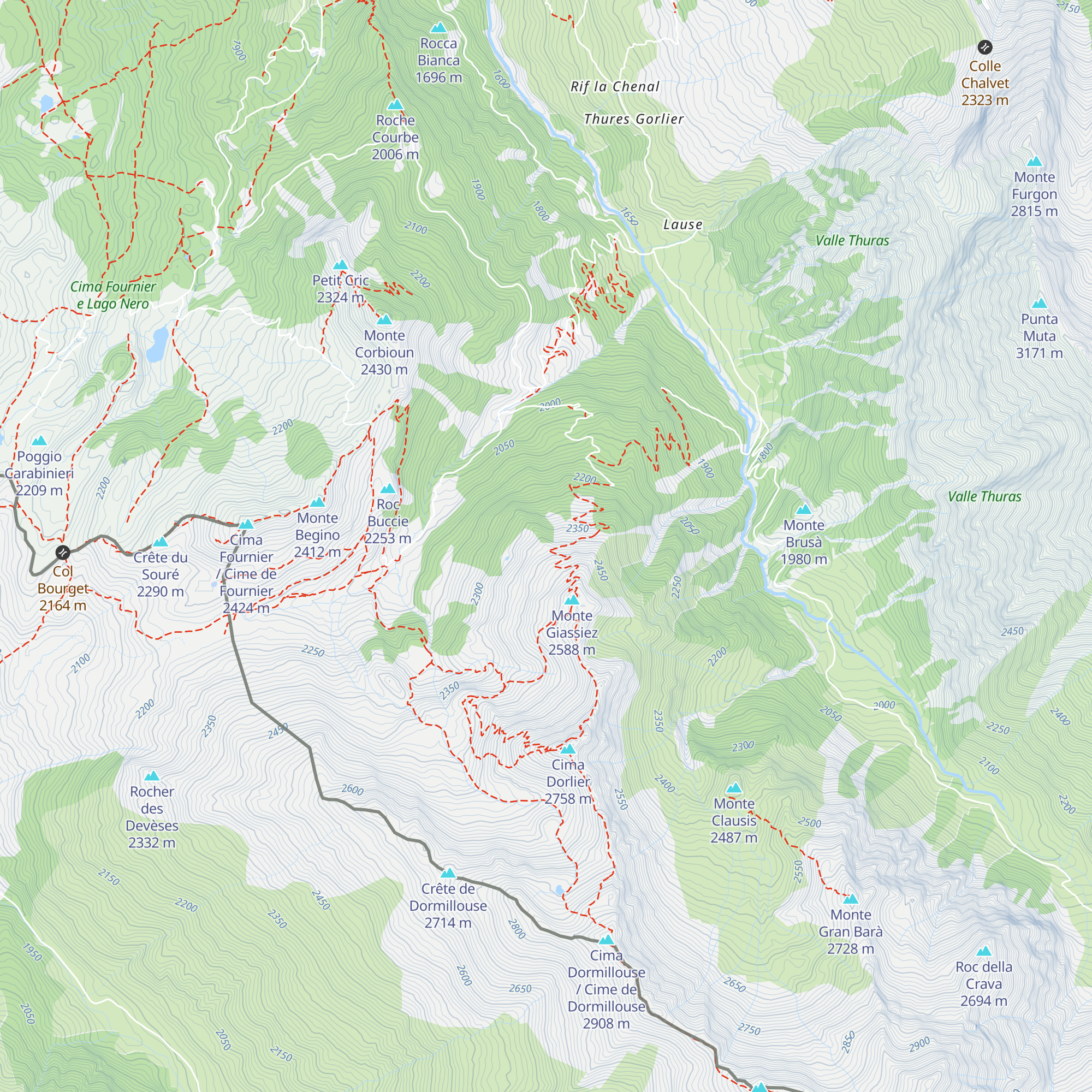 Baraccamenti 83 Batteria map