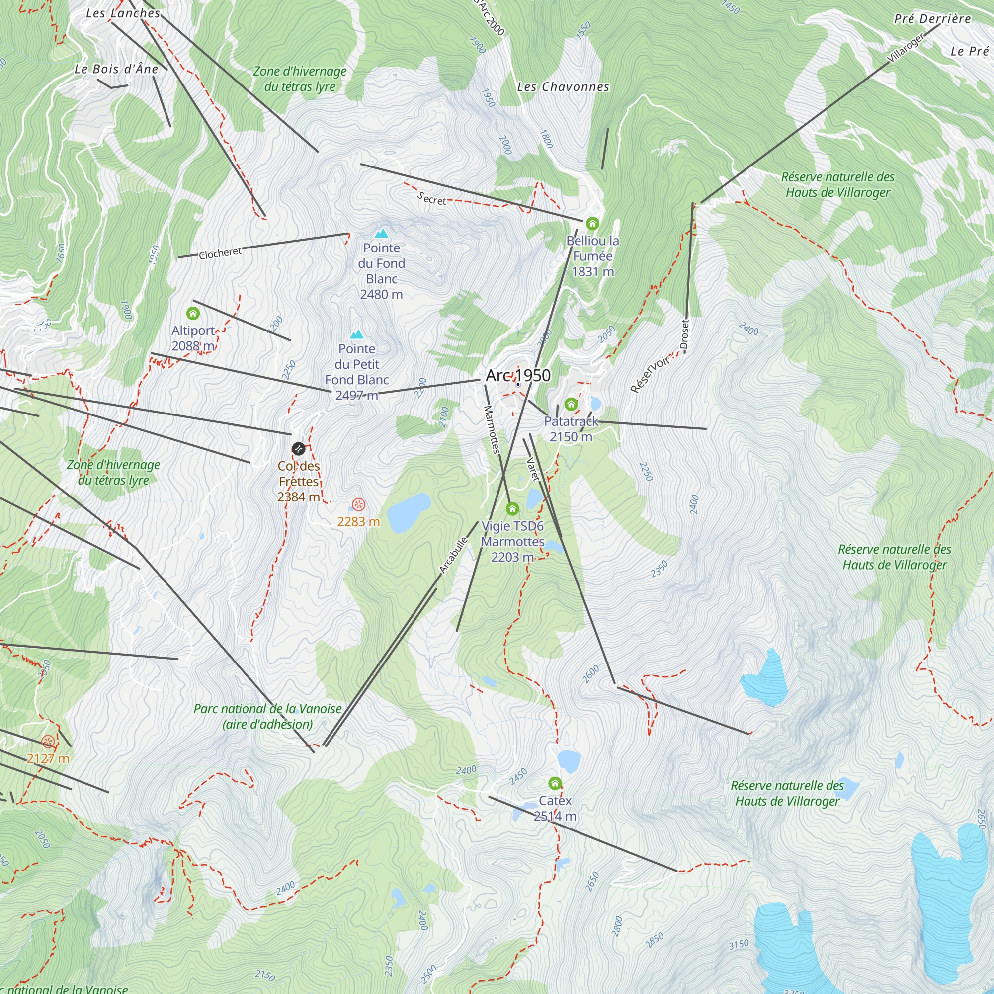 Energie 3000 map
