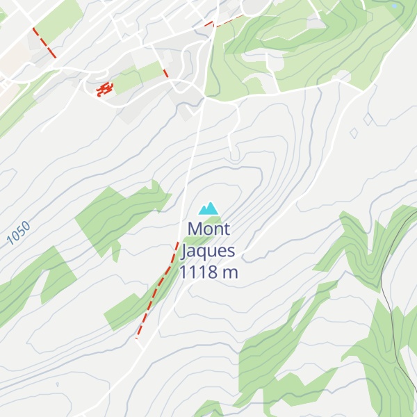 Map of Mont Jaques