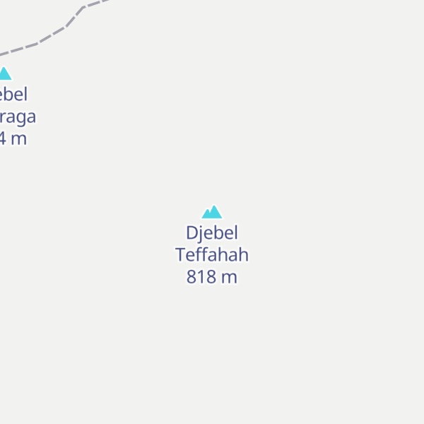 Map of Djebel Teffahah
