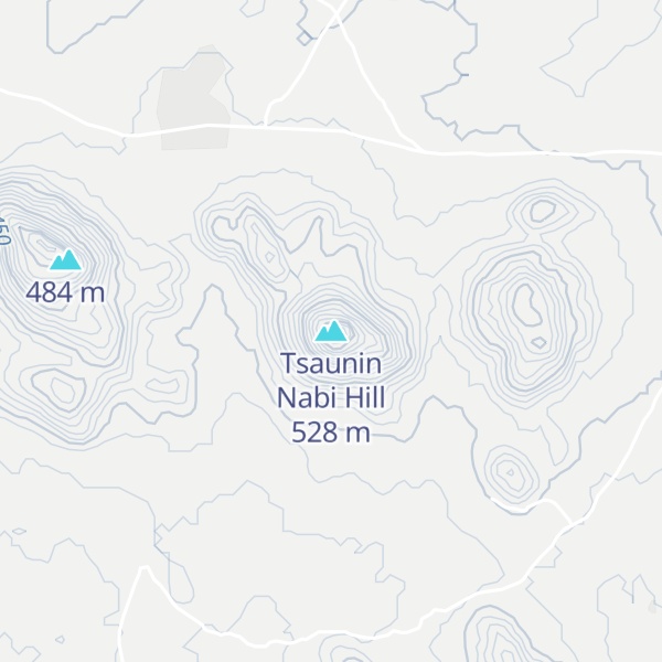 Map of Tsaunin Nabi Hill