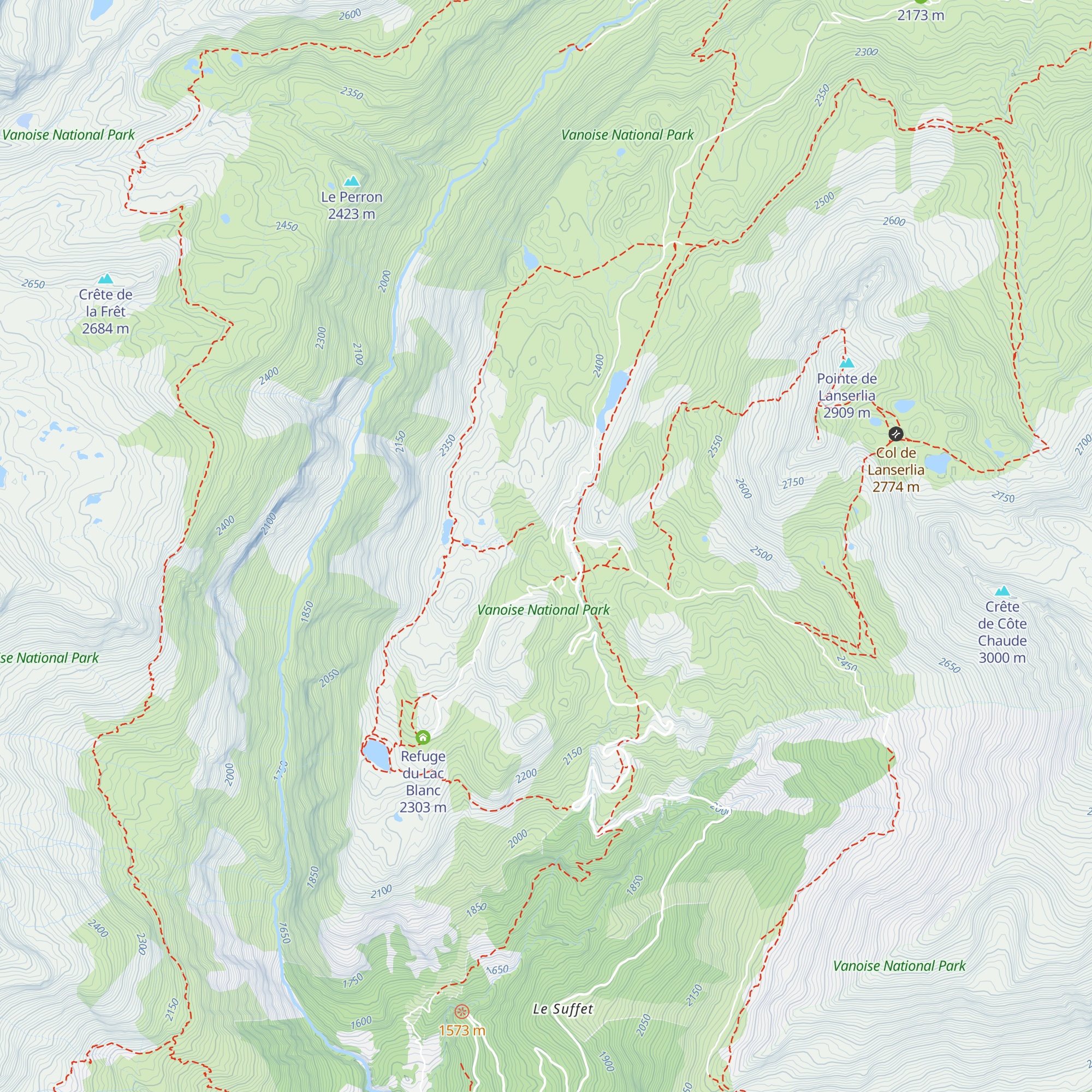 Auberge de Bellecombe map