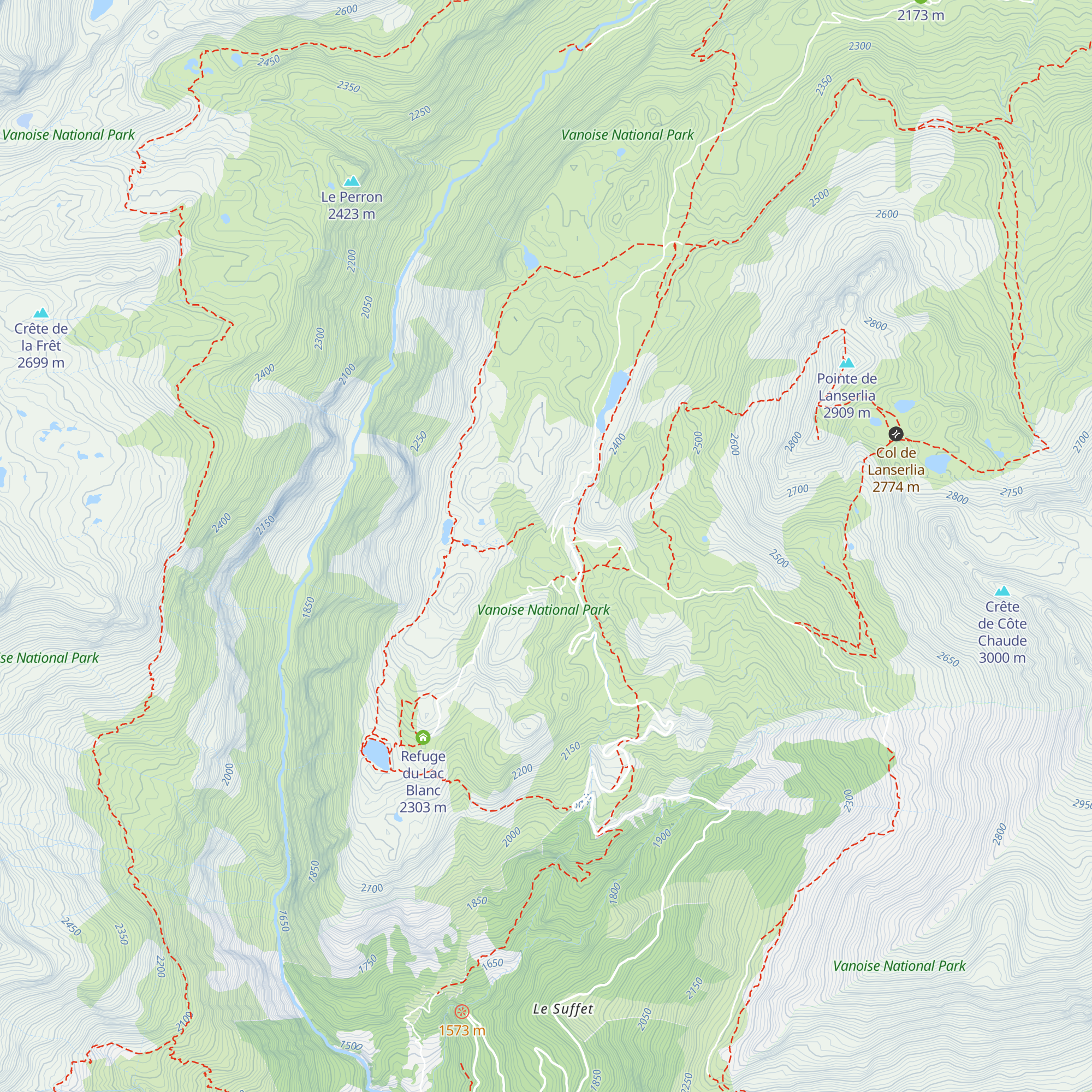 Auberge de Bellecombe map