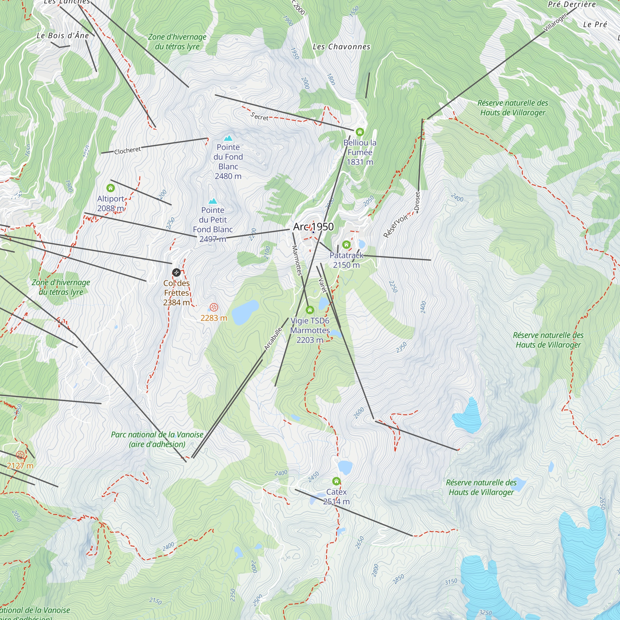 Vigie TSD6 Marmottes map