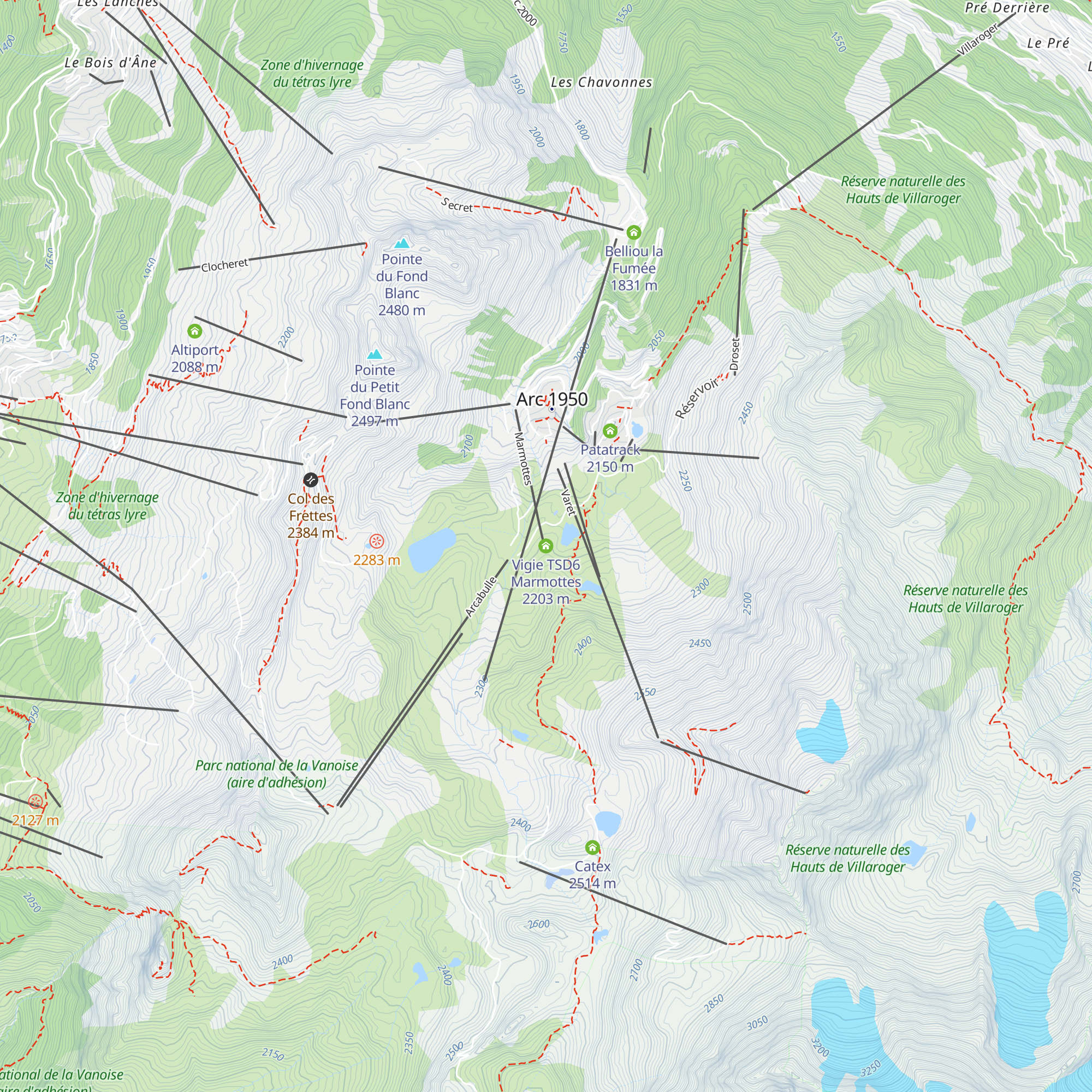 Vigie TSD6 Marmottes map