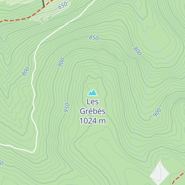 Map of Les Grébés