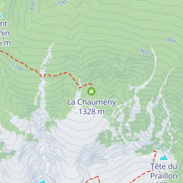 Map of La Chaumény