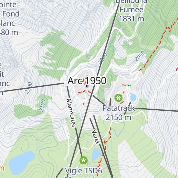 Map of Le Perce-Neige