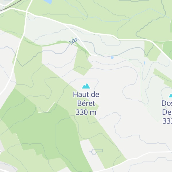 Map of Haut de Béret