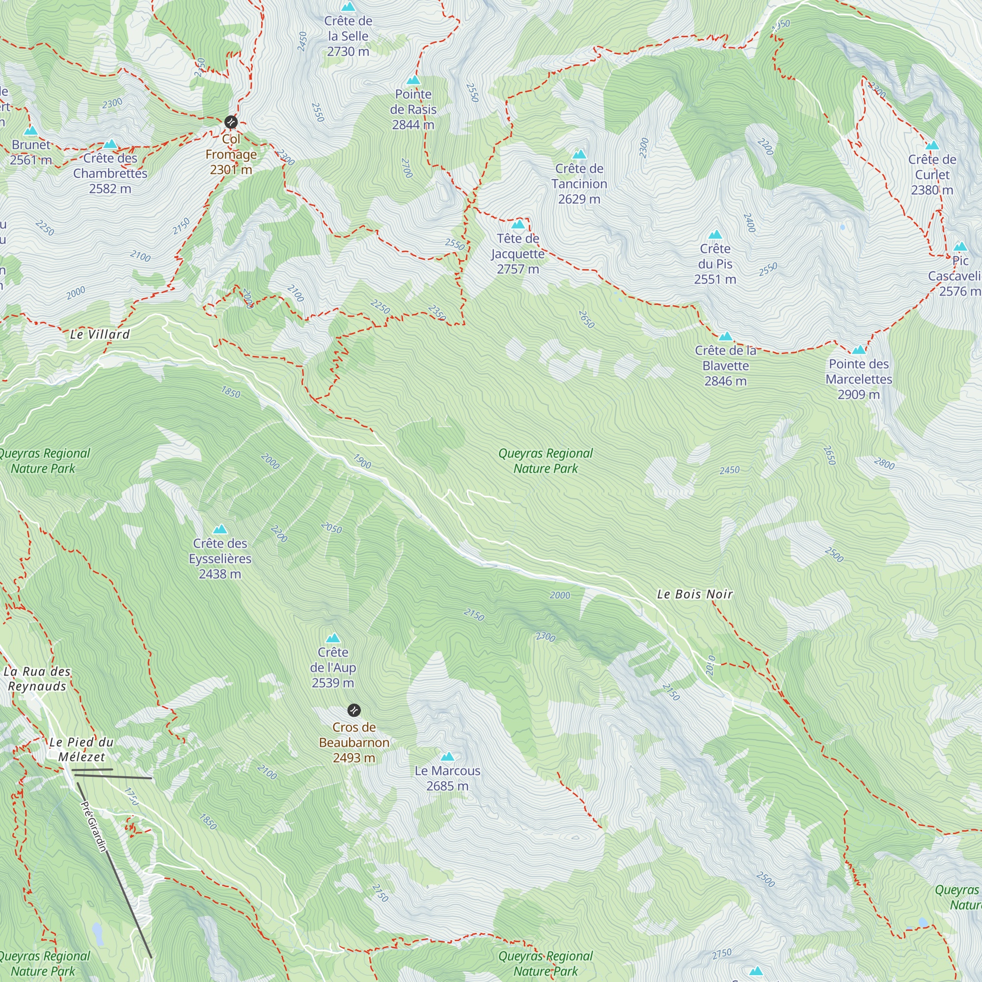 Bergerie du Lacas map