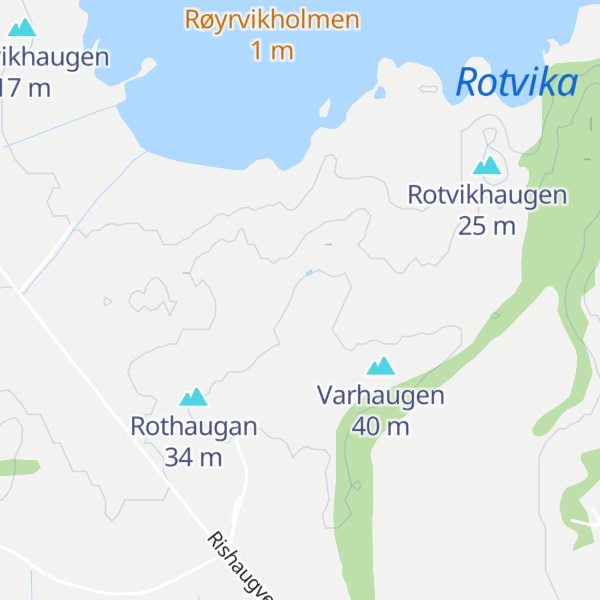 Map of Kleivhaugen
