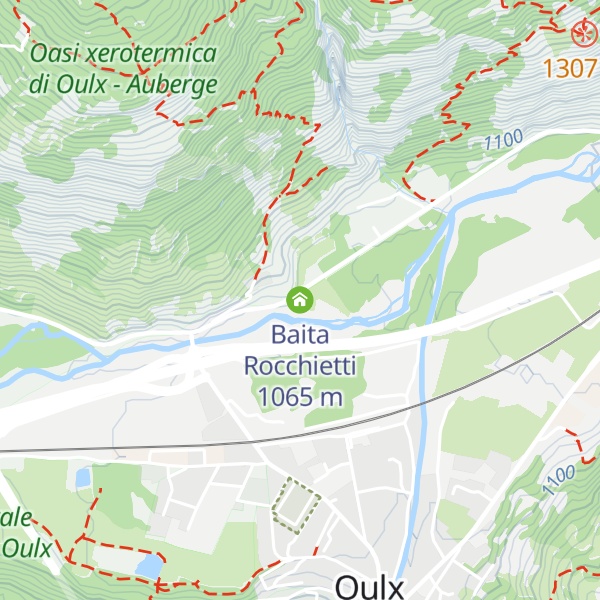 Map of Baita Rocchietti