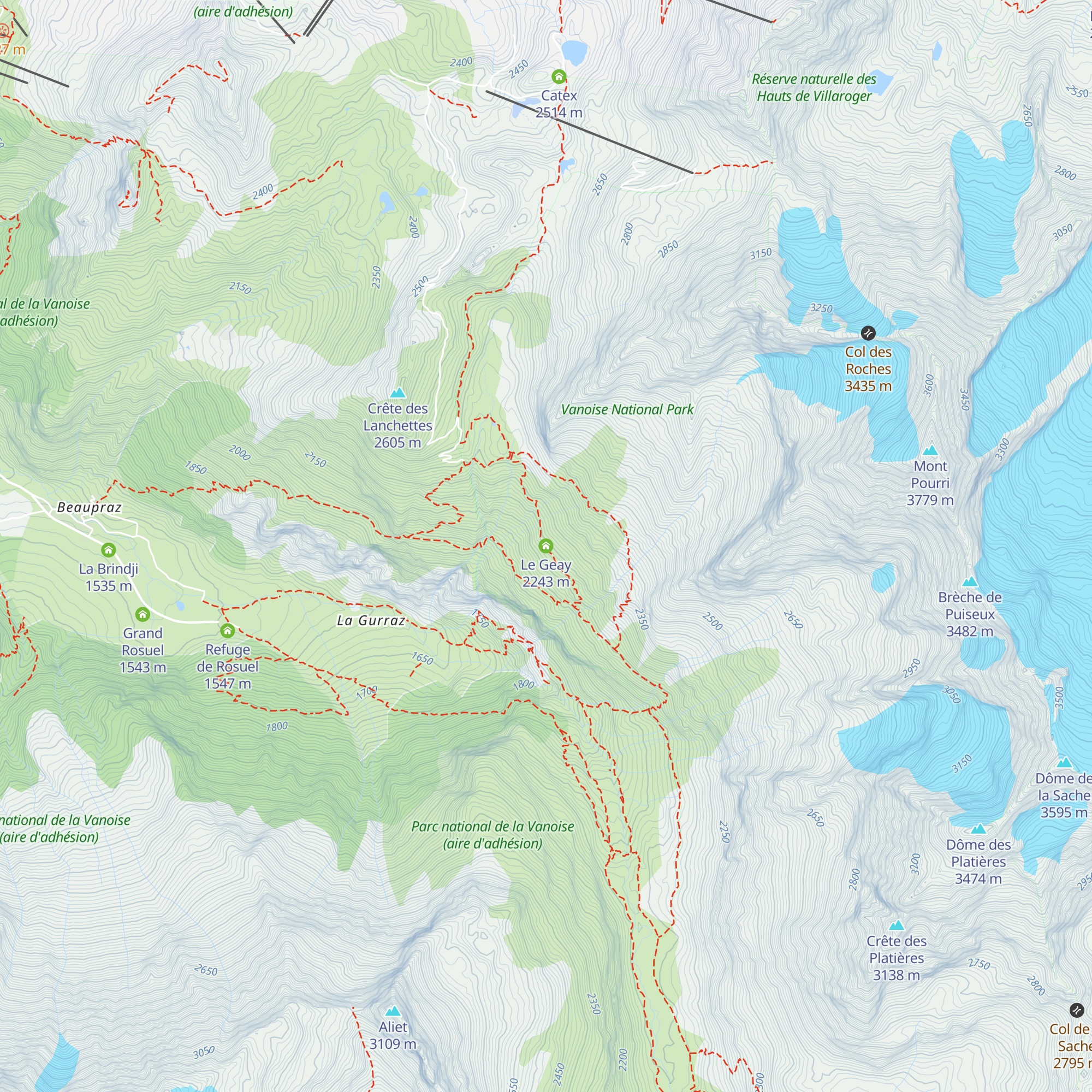 Le Geay map