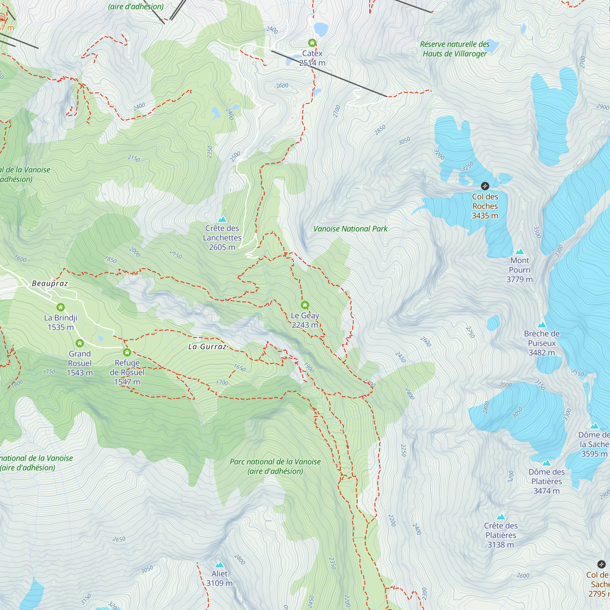 Le Geay map