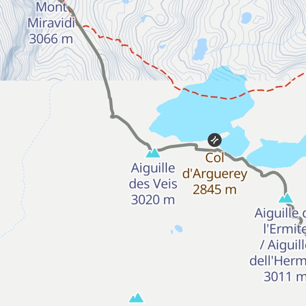 Map of Aiguille des Veis