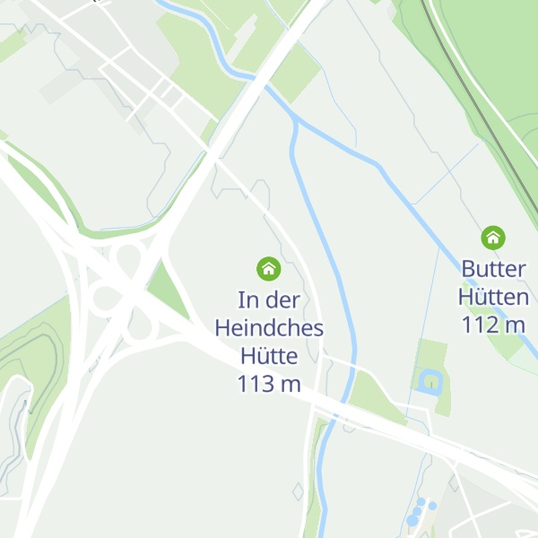 Map of In der Heindches Hütte