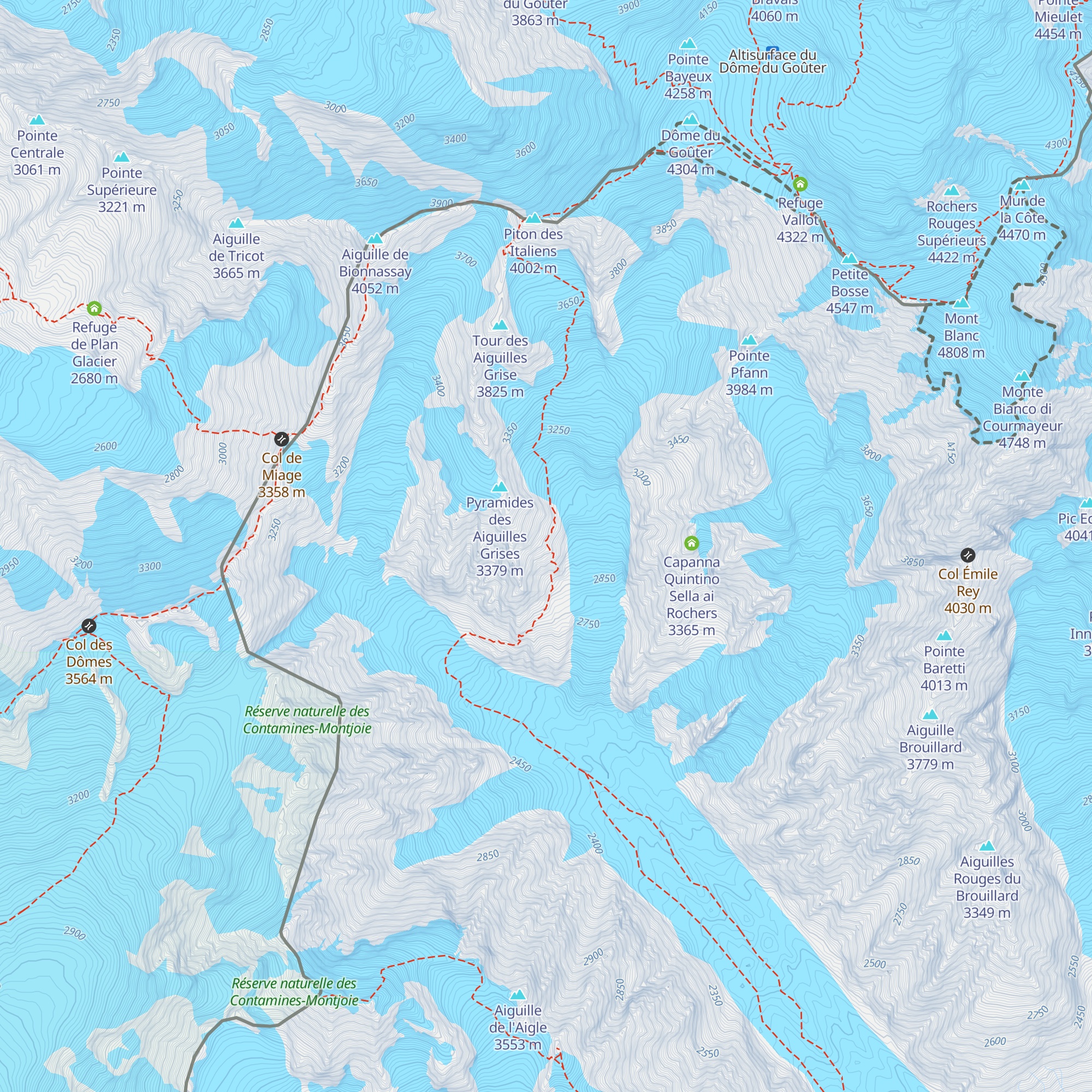 Rifugio Francesco Gonella map