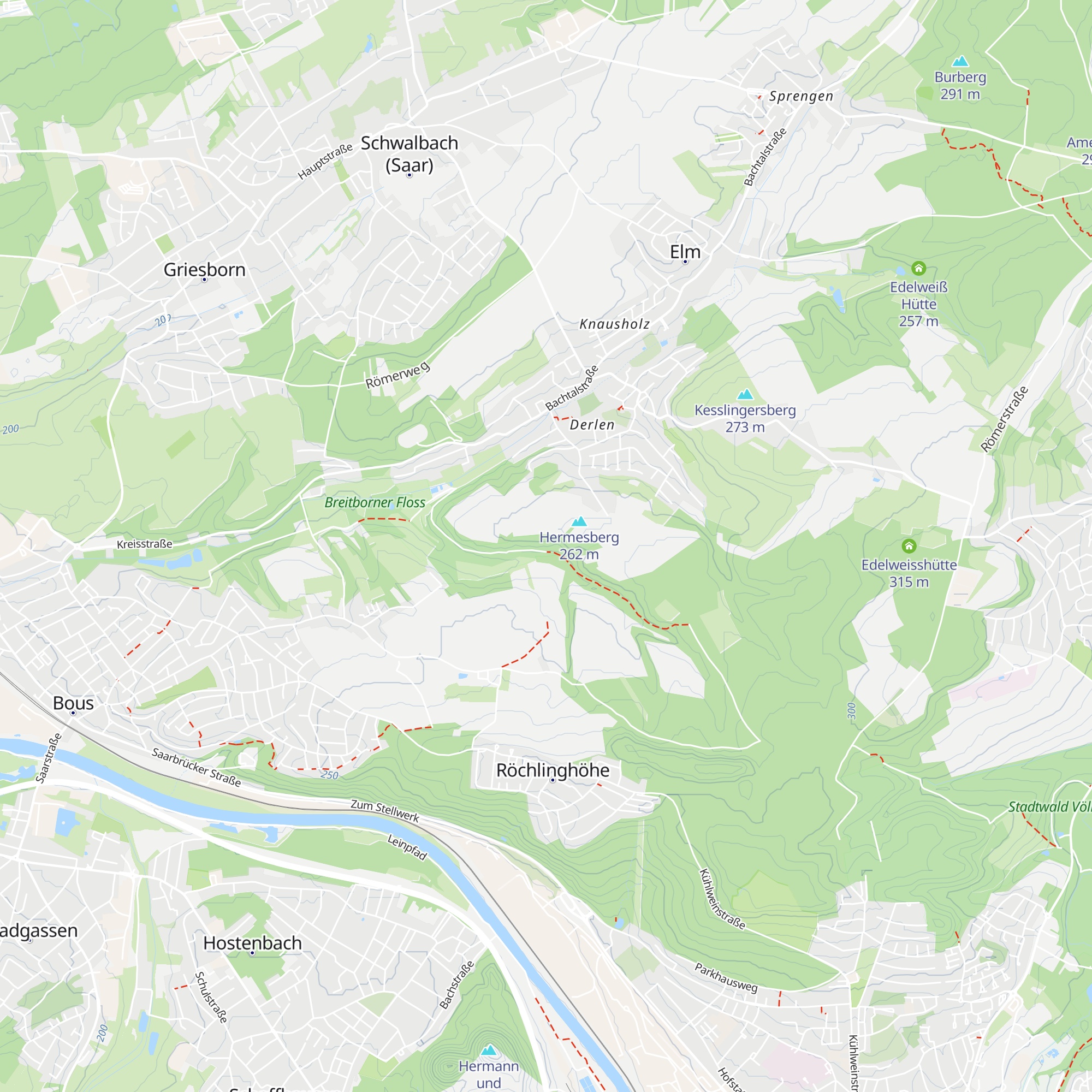 Breitenborner Hütte map