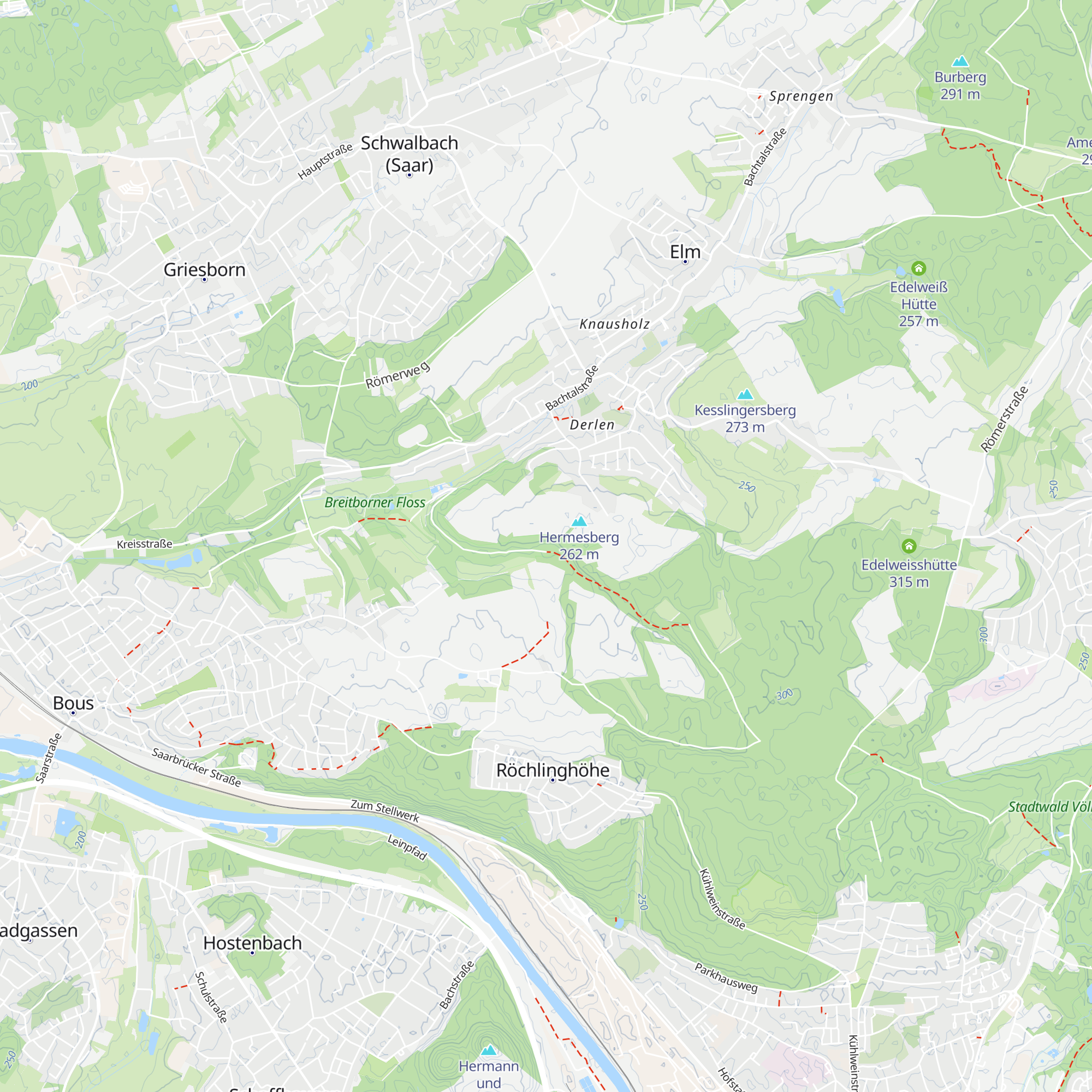 Breitenborner Hütte map