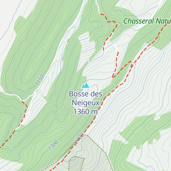 Map of Bosse des Neigeux