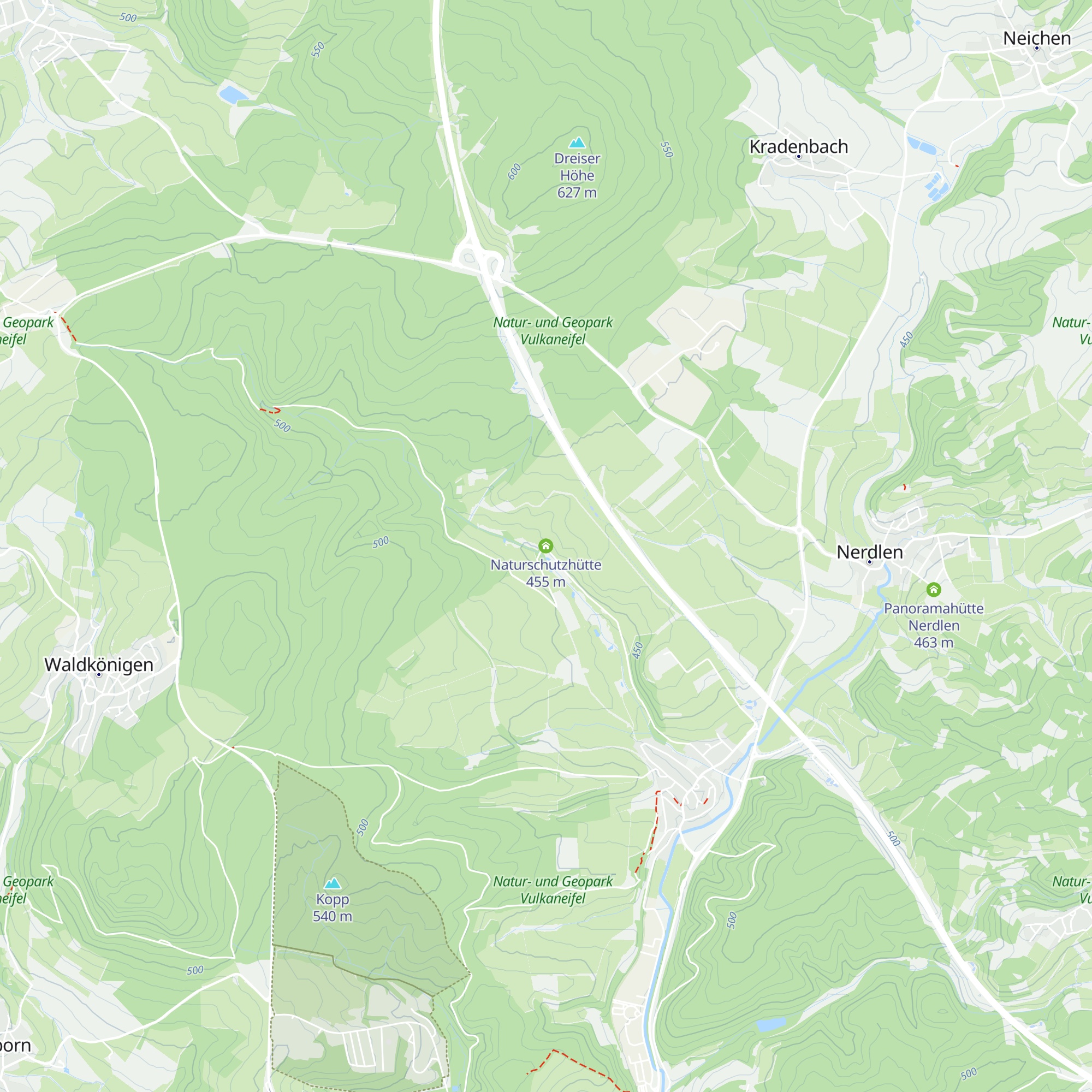 Naturschutzhütte map