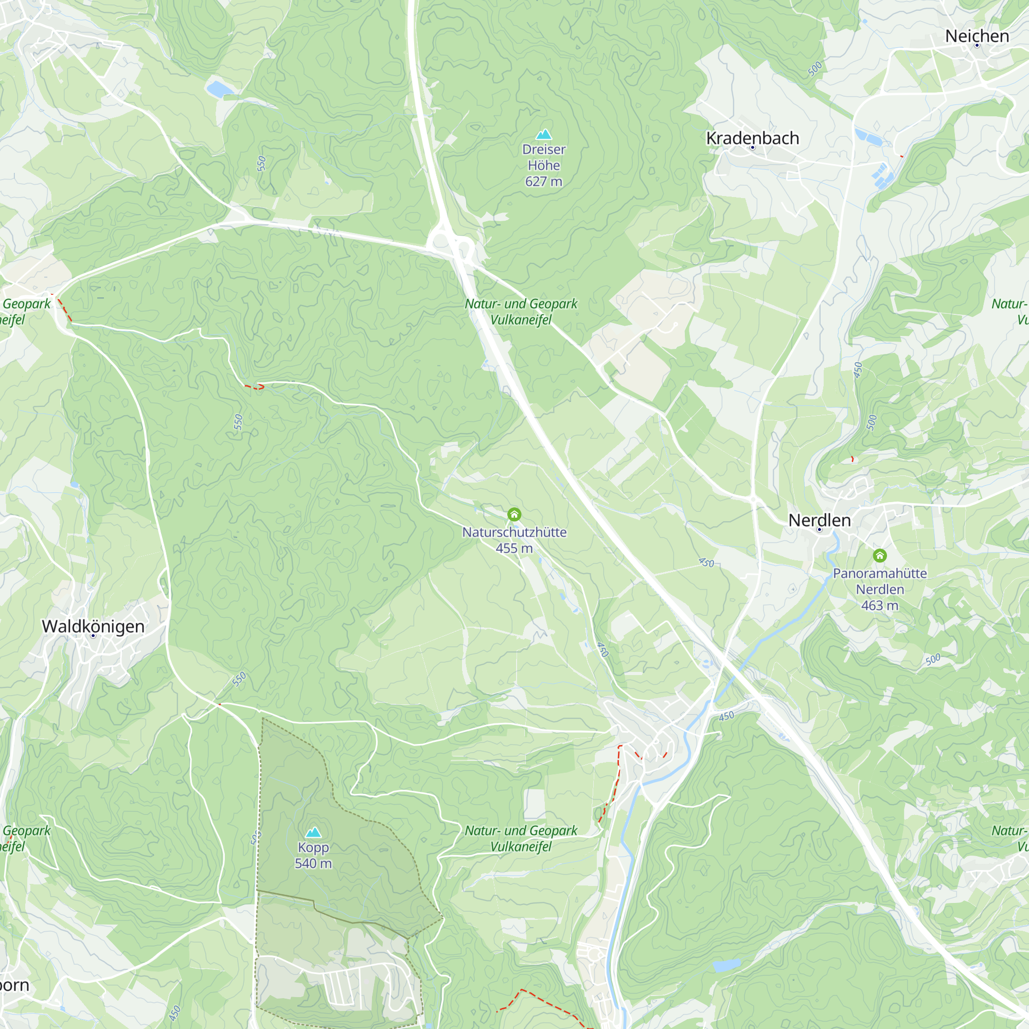 Naturschutzhütte map