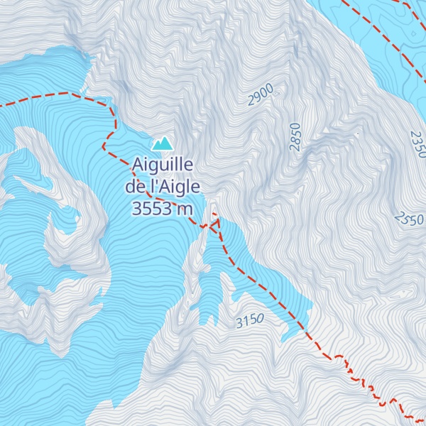 Map of Petit Mont Blanc
