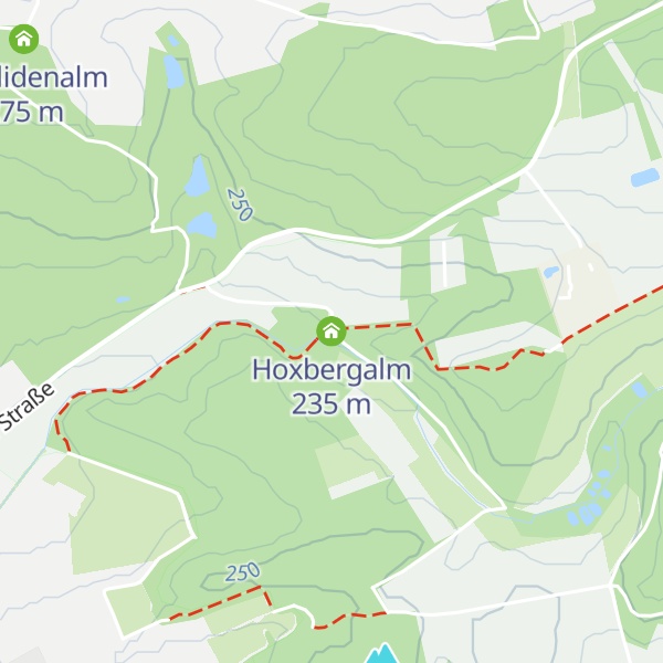 Map of Hoxbergalm