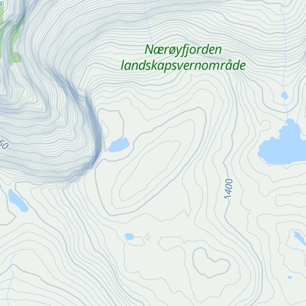 Map of Skjerpisnuten