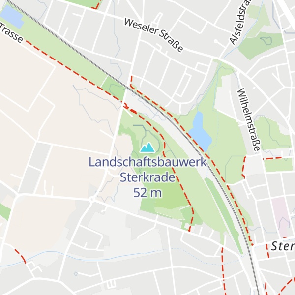 Map of Landschaftsbauwerk Sterkrade