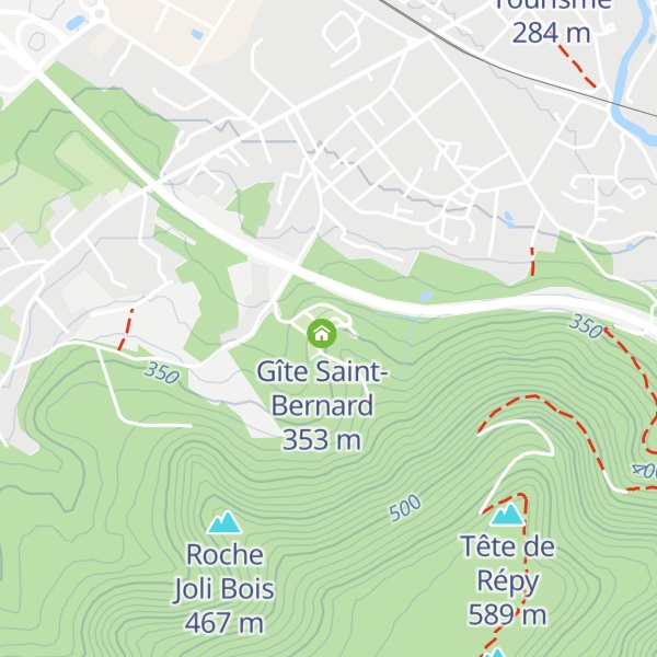 Map of Gîte du gardien