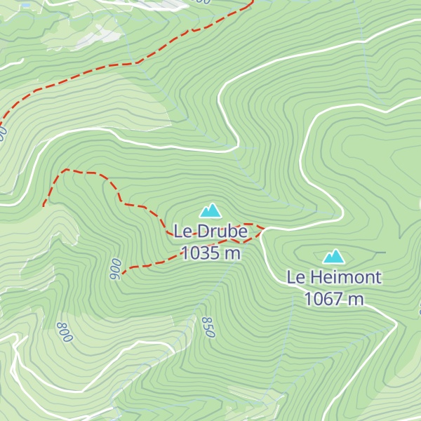 Map of Le Drube