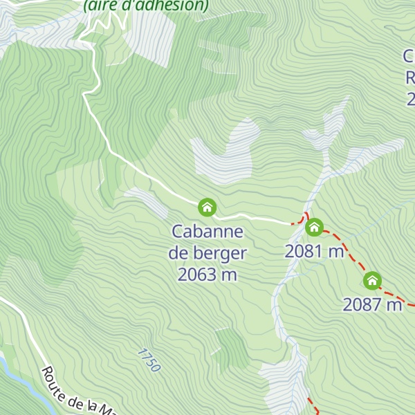 Map of Cabanne de berger