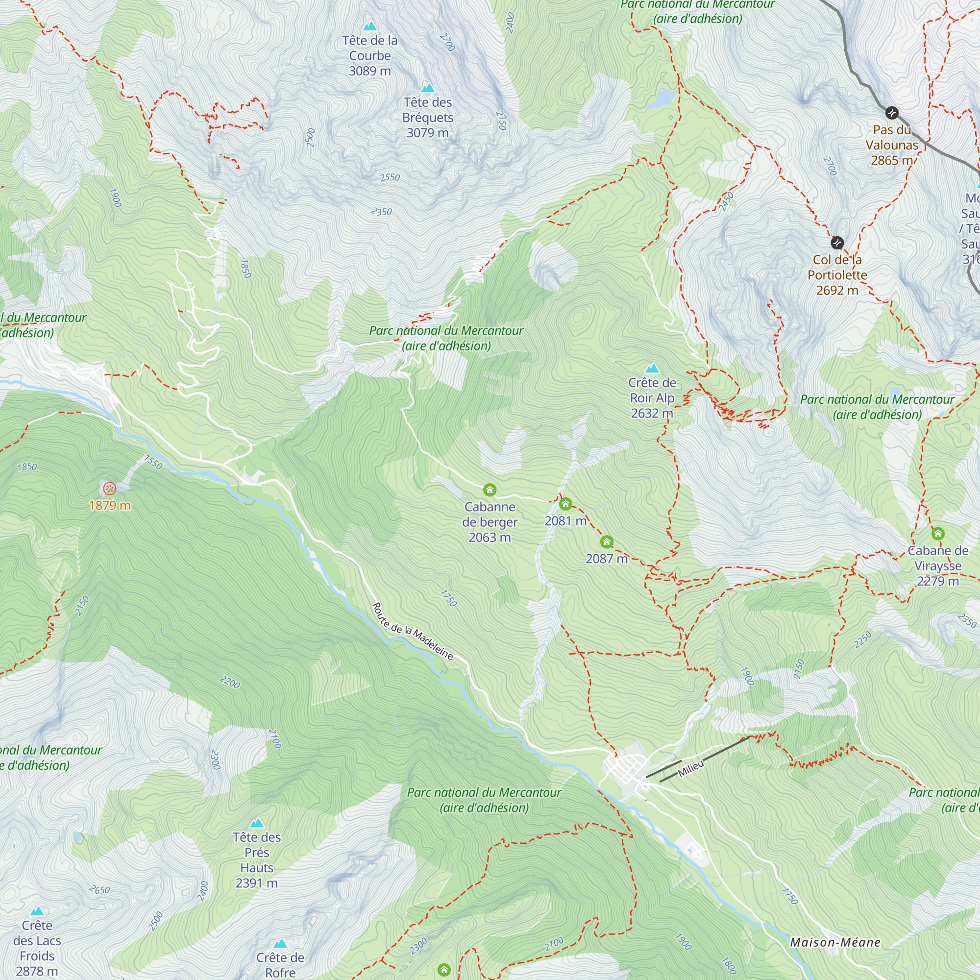 Cabanne de berger map