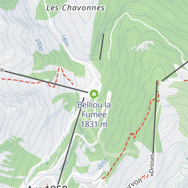 Map of Belliou la Fumée