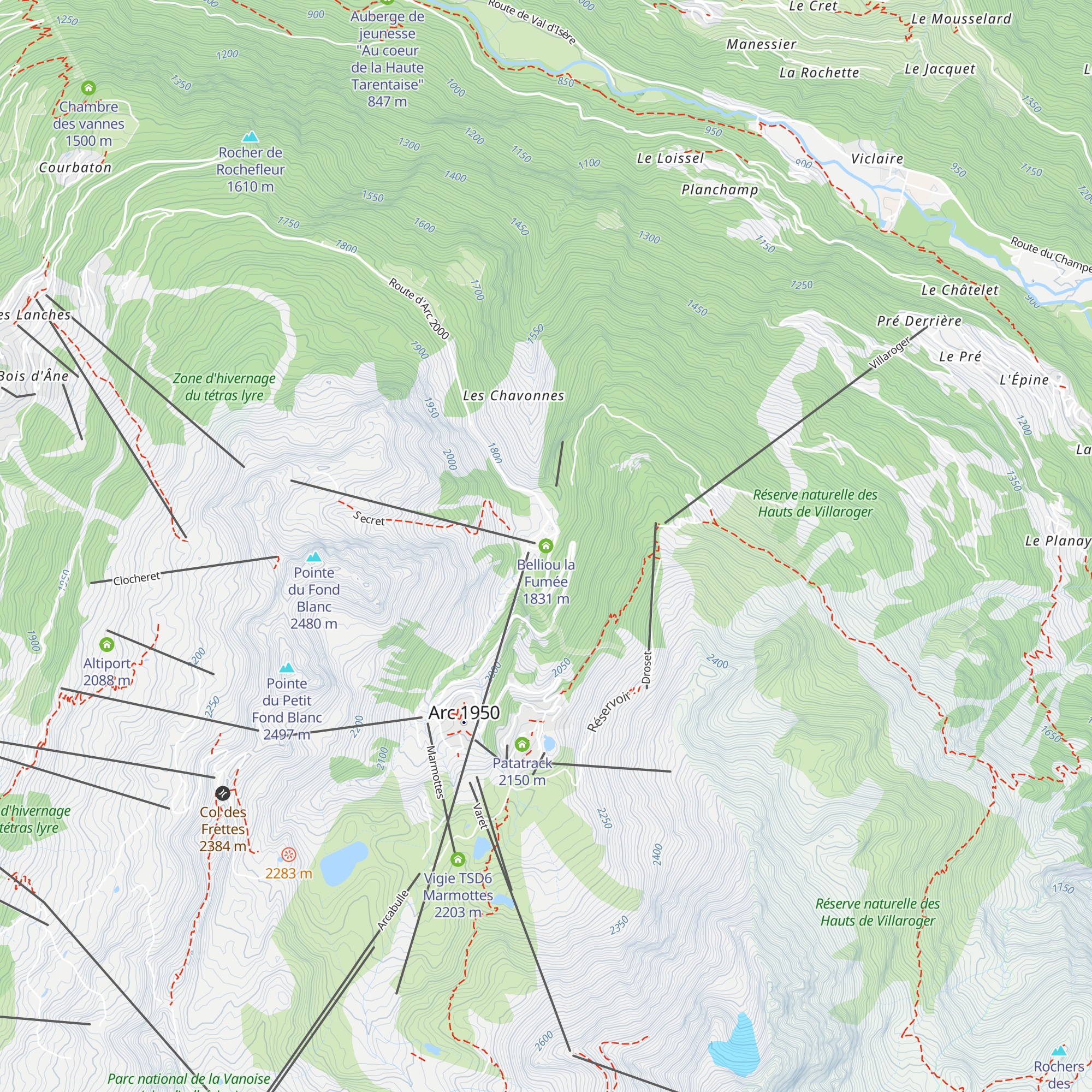 Belliou la Fumée map