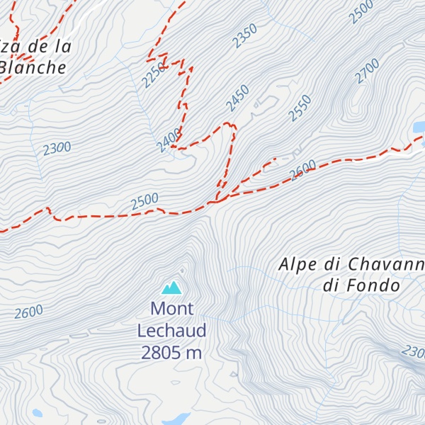 Map of Casermetta Colle Chavanne