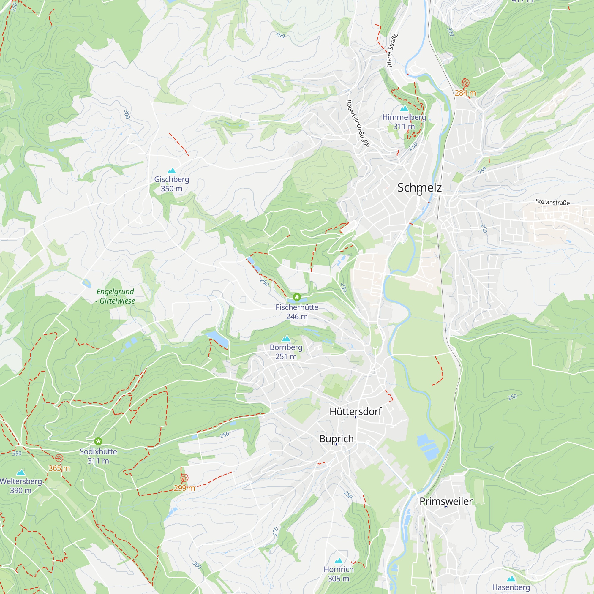 Fischerhütte map