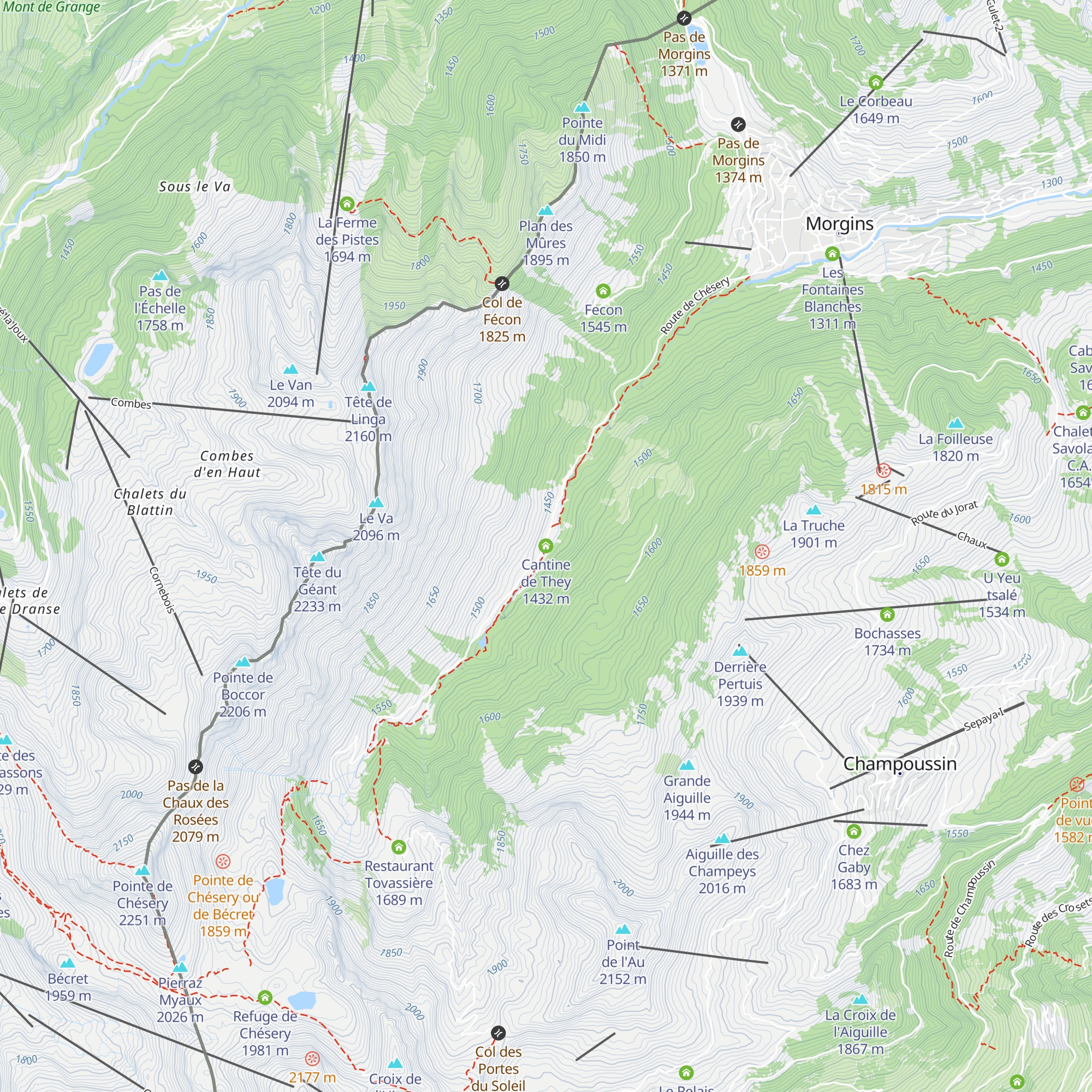 Cantine de They map