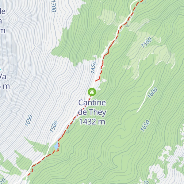 Map of Cantine de They