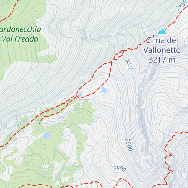 Map of Bivacco Berrone