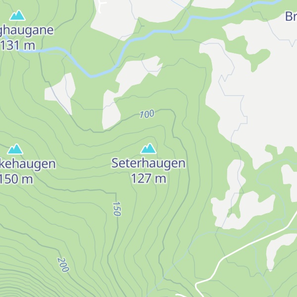 Map of Seterhaugen