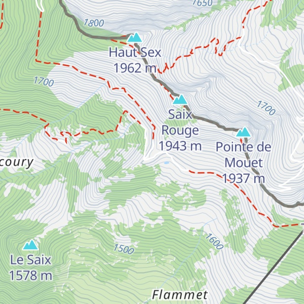 Map of Alpage du Mouet