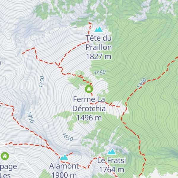 Map of Ferme La Dérotchia